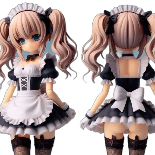 dress, 3d render, concept art, anime transparent PNG cut-out