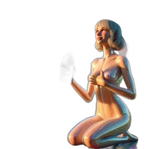 dress, robot, jewelry, bottle transparent PNG cut-out