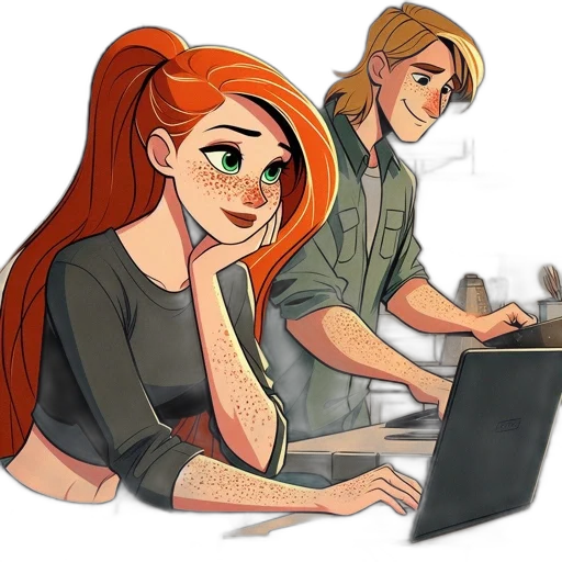 cartoon, concept art, comic book art, fantasy art transparent PNG cut-out