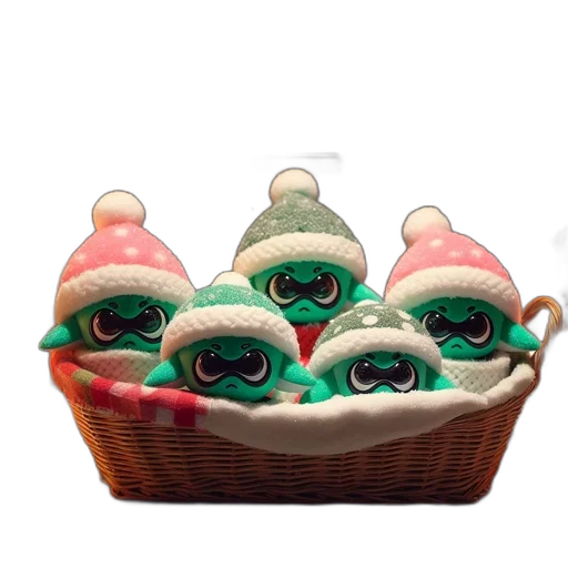 food, crown, mask, 3d render transparent PNG cut-out
