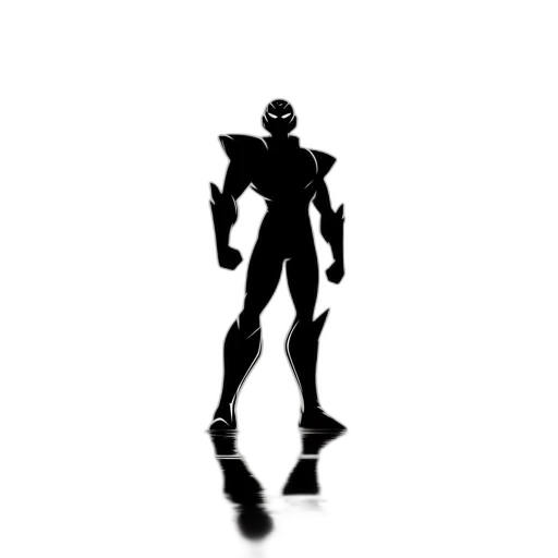 robot, staff, creature, mask transparent PNG cut-out
