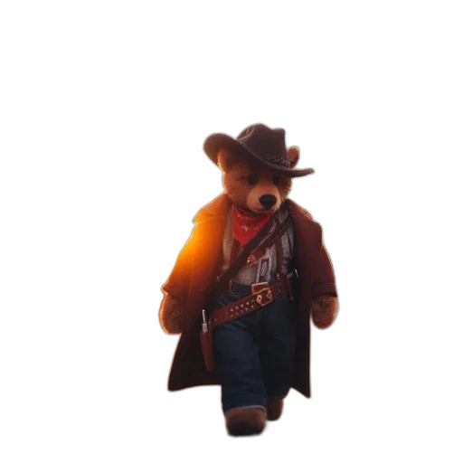 jacket, hat, animal, robot transparent PNG cut-out