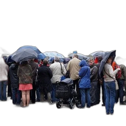 umbrella, jacket, hat, rain transparent PNG cut-out