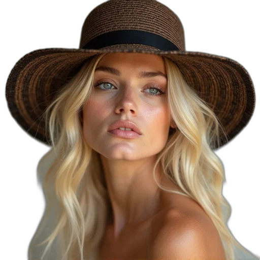 hat, face, crown, hair transparent PNG cut-out