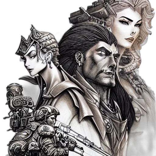 weapon, concept art, fantasy art, comic book art transparent PNG cut-out