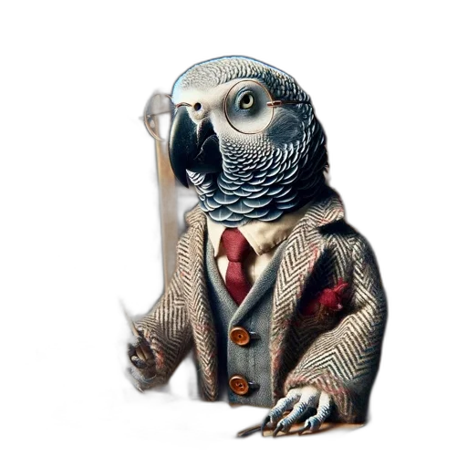 staff, animal, creature, robot transparent PNG cut-out
