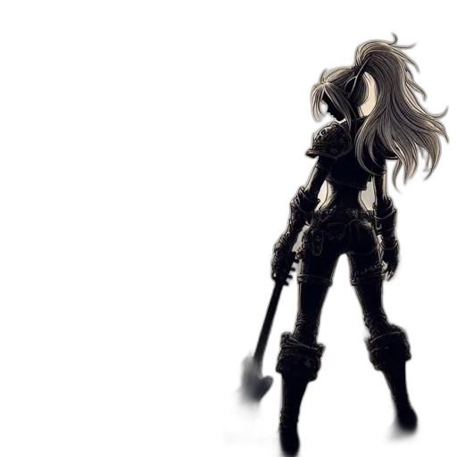 weapon, robot, sword, jacket transparent PNG cut-out