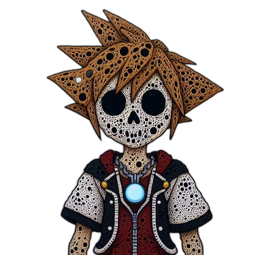 mask, jewelry, staff, jacket transparent PNG cut-out