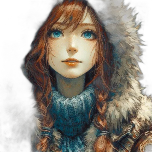 face, jacket, fantasy art, photorealistic transparent PNG cut-out