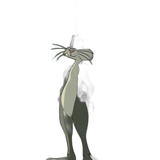 creature, staff, animal, dress transparent PNG cut-out