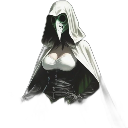 mask, dress, face, jacket transparent PNG cut-out