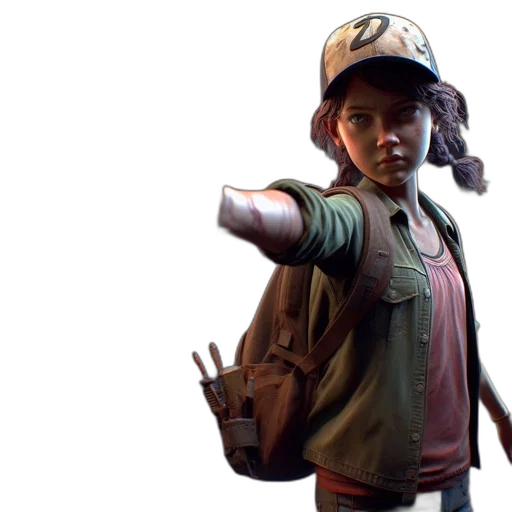 jacket, hat, weapon, concept art transparent PNG cut-out