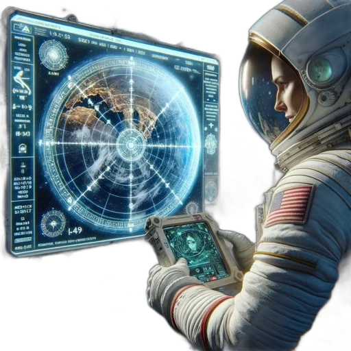 robot, jacket, concept art, outer space transparent PNG cut-out
