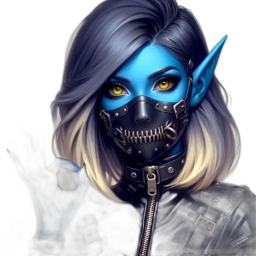 mask, face, fantasy art, concept art transparent PNG cut-out