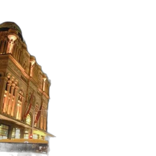 building, concept art, 3d render, photorealistic transparent PNG cut-out