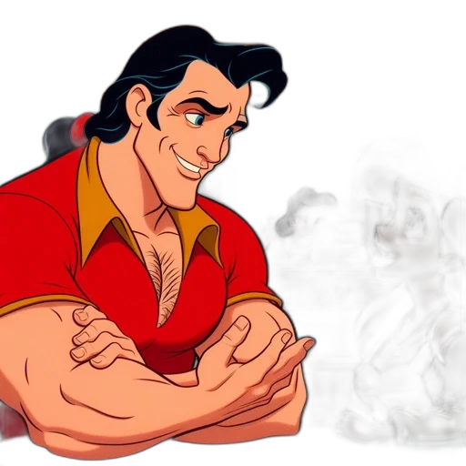 face, jacket, sword, comic book art transparent PNG cut-out