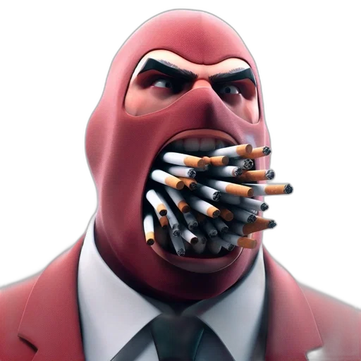 mask, face, weapon, jacket transparent PNG cut-out