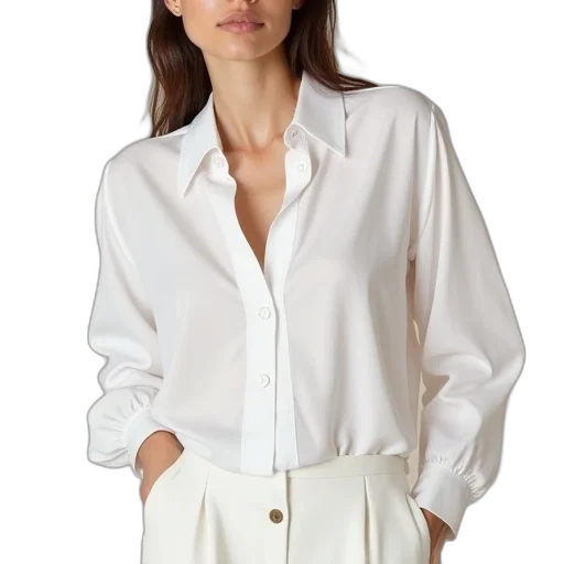 jacket, earth tones, white, blouse transparent PNG cut-out