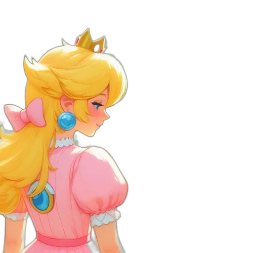 crown, dress, concept art, pixel art transparent PNG cut-out