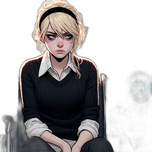 face, staff, dress, jacket transparent PNG cut-out