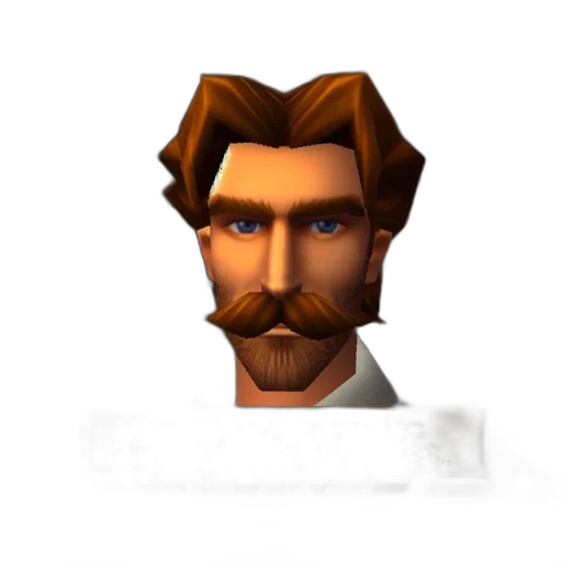 staff, face, mask, hair transparent PNG cut-out