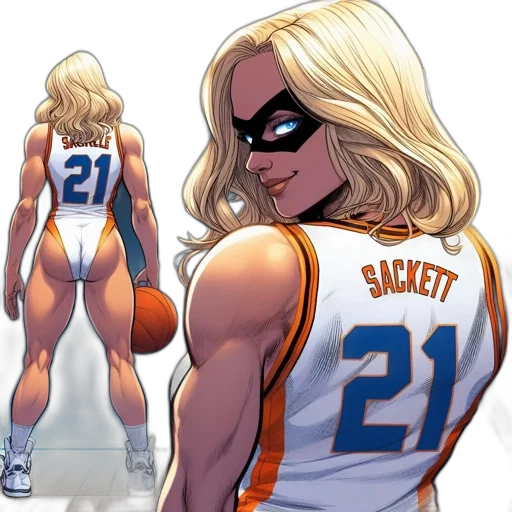comic book art, concept art, two, animated transparent PNG cut-out