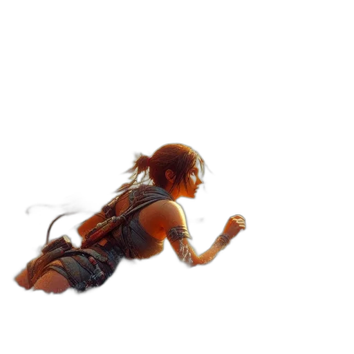 weapon, sword, dragon, hair transparent PNG cut-out