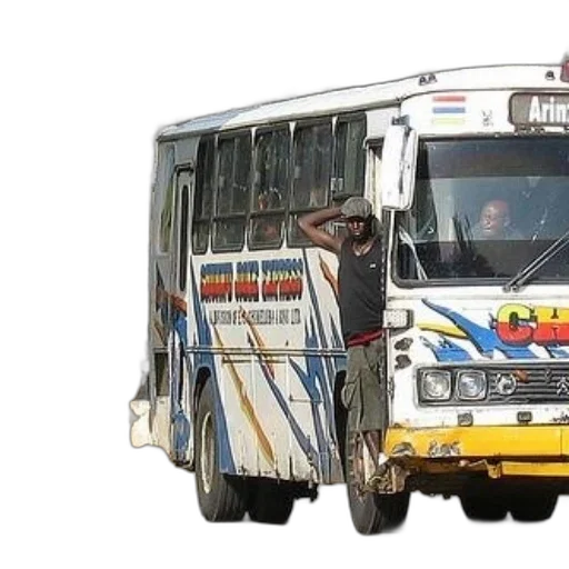 colorful, bus, words, country transparent PNG cut-out