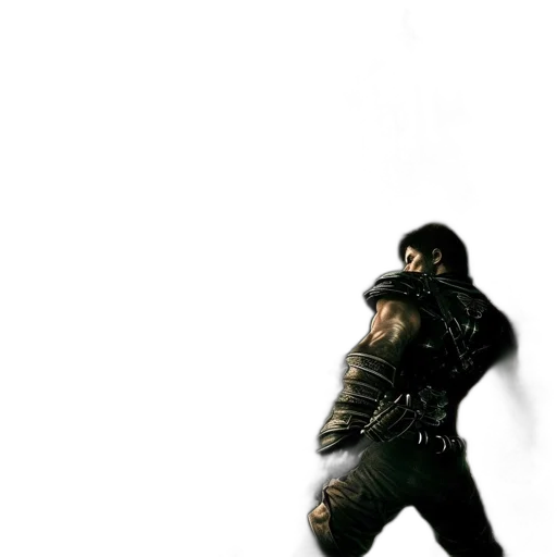 weapon, sword, mask, jacket transparent PNG cut-out