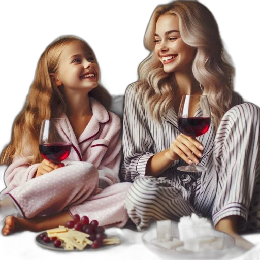photorealistic, oil painting, two, women transparent PNG cut-out