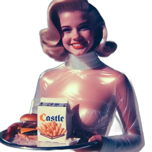 dress, food, robot, crown transparent PNG cut-out