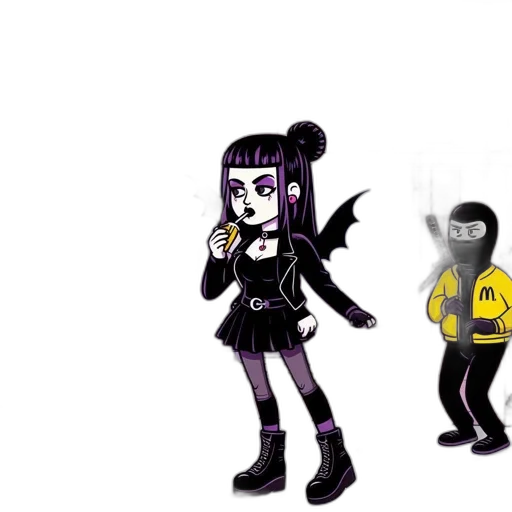 concept art, cartoon, pixel art, 3d render transparent PNG cut-out