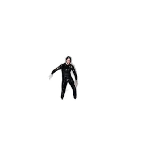 jacket, pixel art, 3d render, surfer transparent PNG cut-out