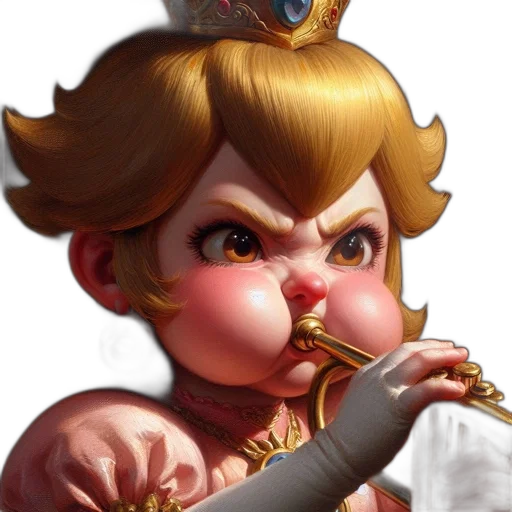 crown, staff, weapon, face transparent PNG cut-out