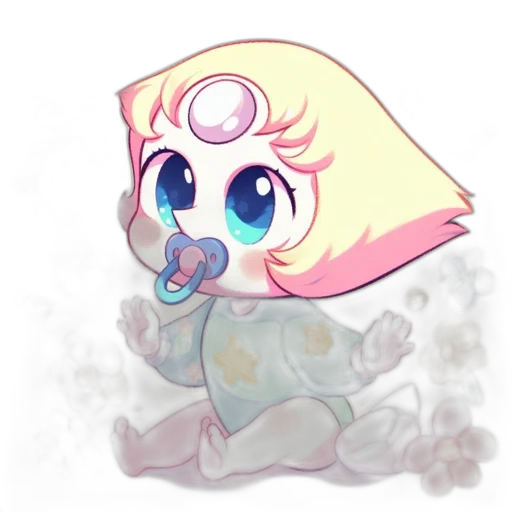 creature, staff, vaporwave, pixel art transparent PNG cut-out