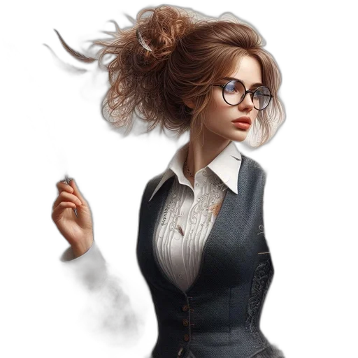 staff, dress, jacket, concept art transparent PNG cut-out