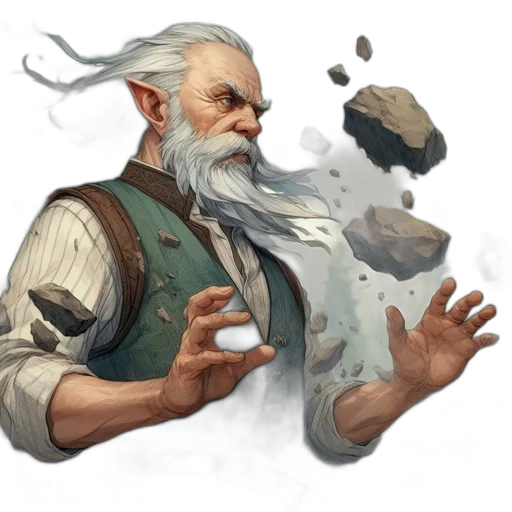dragon, face, staff, fantasy art transparent PNG cut-out