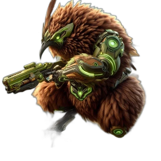 weapon, staff, animal, creature transparent PNG cut-out