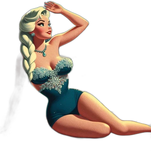 dress, fantasy art, concept art, comic book art transparent PNG cut-out