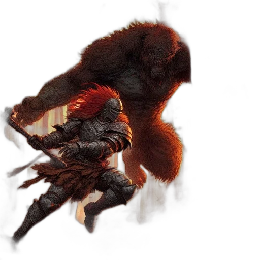 dragon, creature, animal, hair transparent PNG cut-out