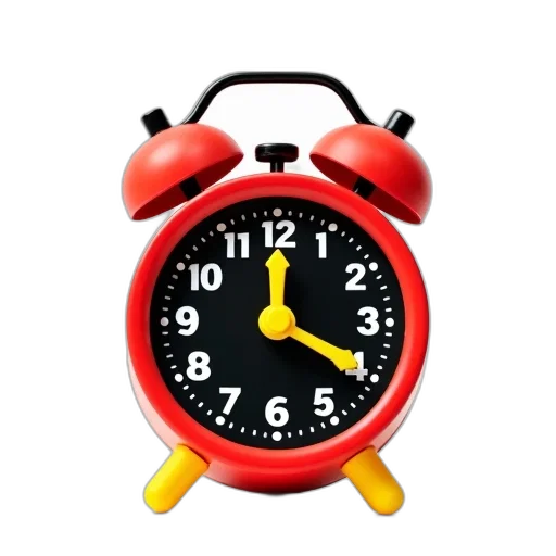 3d render, red, yellow, alarm transparent PNG cut-out