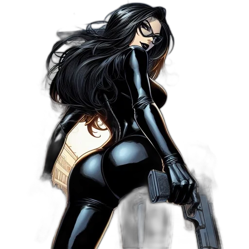 comic book art, concept art, cartoon, fantasy art transparent PNG cut-out