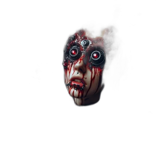 mask, face, creature, staff transparent PNG cut-out