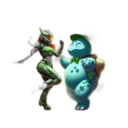 robot, weapon, staff, creature transparent PNG cut-out