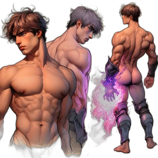 concept art, fantasy art, comic book art, anime transparent PNG cut-out