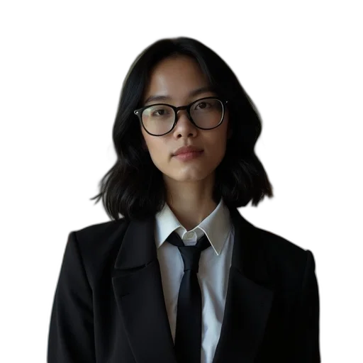 staff, jacket, face, robot transparent PNG cut-out