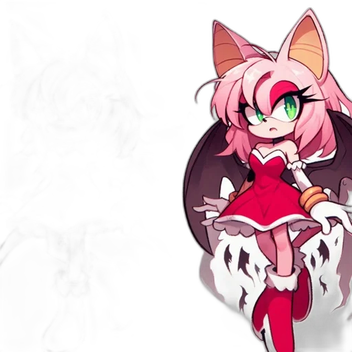 creature, staff, dress, concept art transparent PNG cut-out