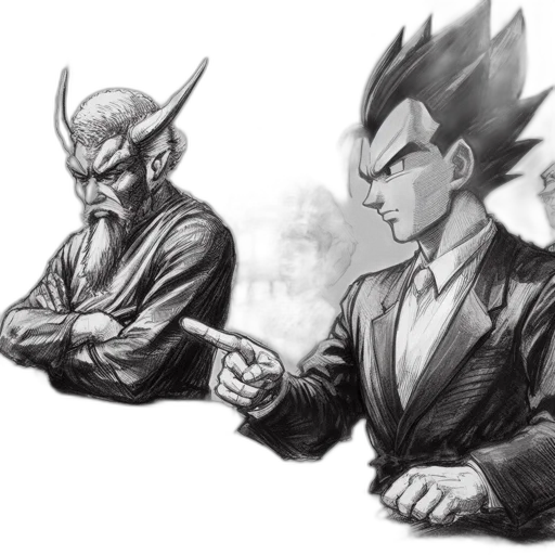 concept art, comic book art, fantasy art, pencil sketch transparent PNG cut-out