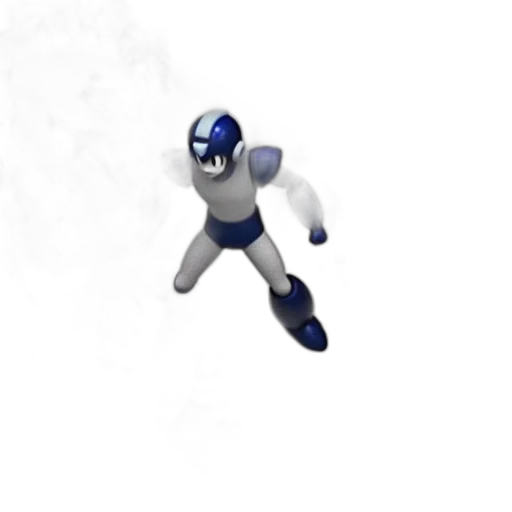 robot, 3d render, concept art, pixel art transparent PNG cut-out