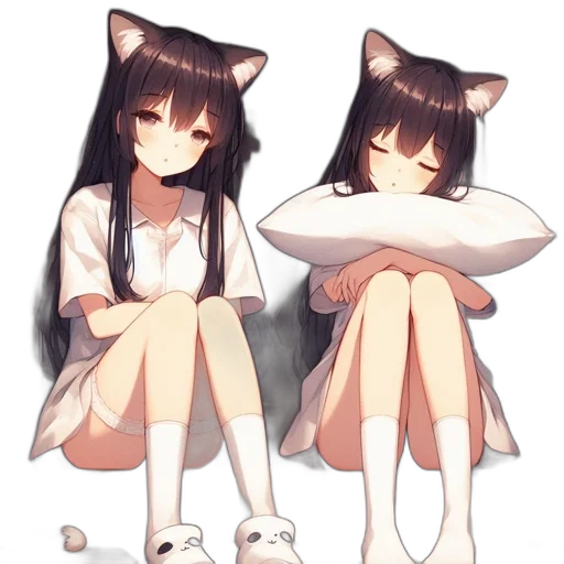 creature, mask, dress, staff transparent PNG cut-out